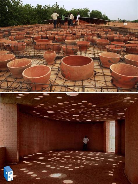 Lucernario surge a partir de la necesidad de crear un espacio único, el cual se. Techo lucernario rústico encofrado ceramica | Arquitectura ...