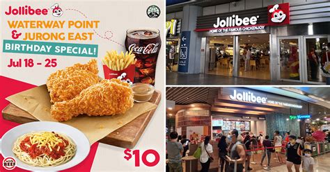 Jollibee Waterway Point And Jurong East 10 Birthday Special Has