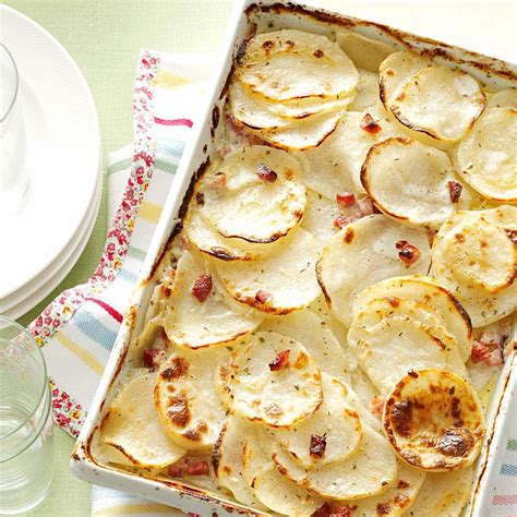 Scalloped Potatoes With Ham Recipe Taste Of Home