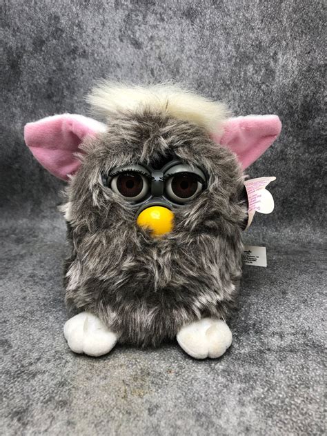 Owl Furby Generation 2 1999 Working Vintage Smoke Gray With Etsy