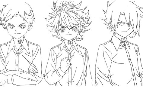 The Promised Neverland Coloring Sheets Best Coloring Pages