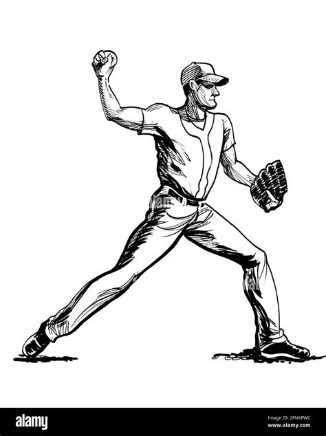 Baseball Pitcher Drawings