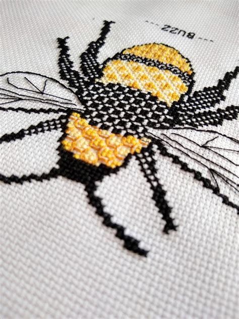 Bumble Bee Cross Stitch Pattern Etsy
