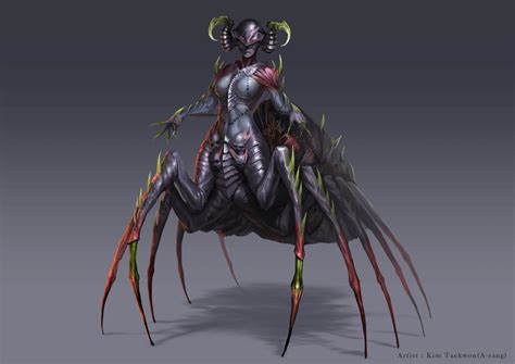 Humanoid Fantasy Spider Art Galuh Karnia