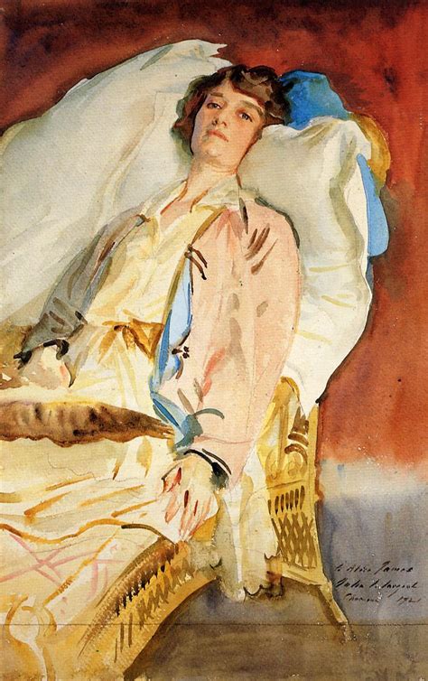 Alice Runnels James Aka Mrs William James 1921 Painting John Singer