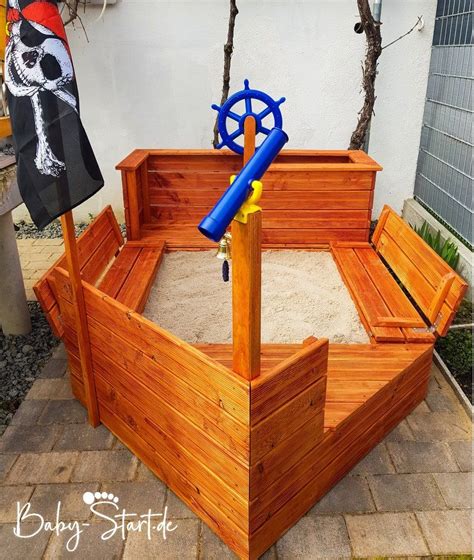 Build A Sandbox Diy Sandbox Play Area Backyard Backyard Playground