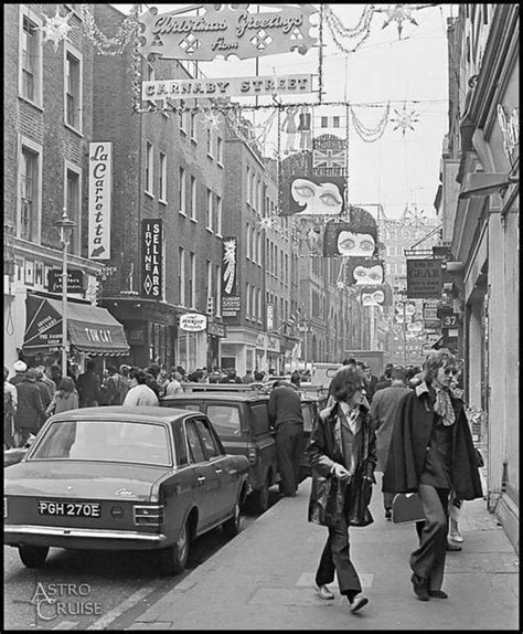 Carnaby St London Christmas 1964 1960s London Soho London London