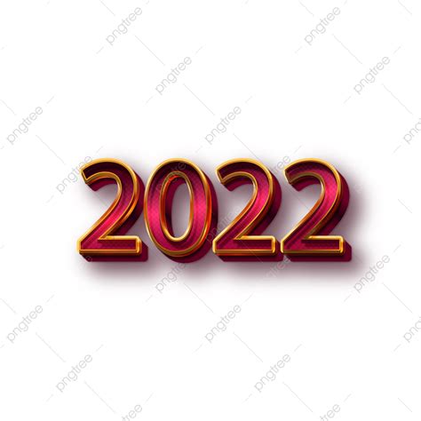 Realistic Happy New Year 2021 Red Numbers Text Number Happiness New