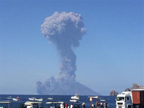 Stromboli Volcano Italy The Powerful Eruption On 3 July 2019