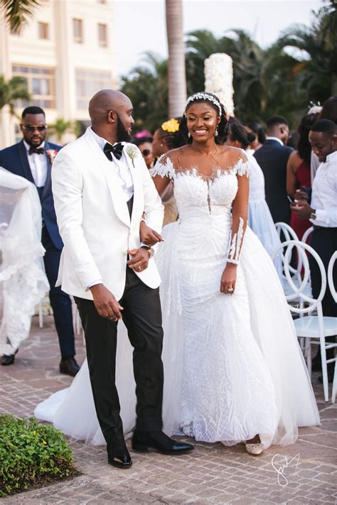 Amanda And Sydneys Outdoor White Wedding In Ghana Is Goals White