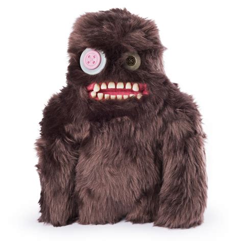 Fuggler Funny Ugly Monster 9 Sasquoosh Brown Plush Creature With