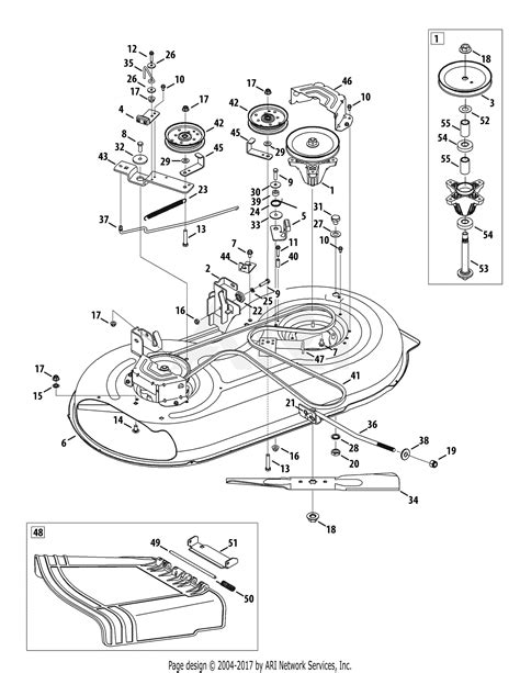 Craftsman Lt Riding Mower Deck Parts Diagram Reviewmotors Co