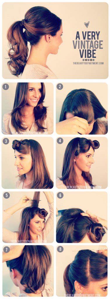 14 glamorous retro hairstyle tutorials pretty designs