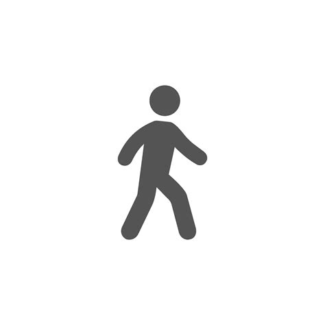 Walking Man Icon Vector Illustration On White Background Eps 10