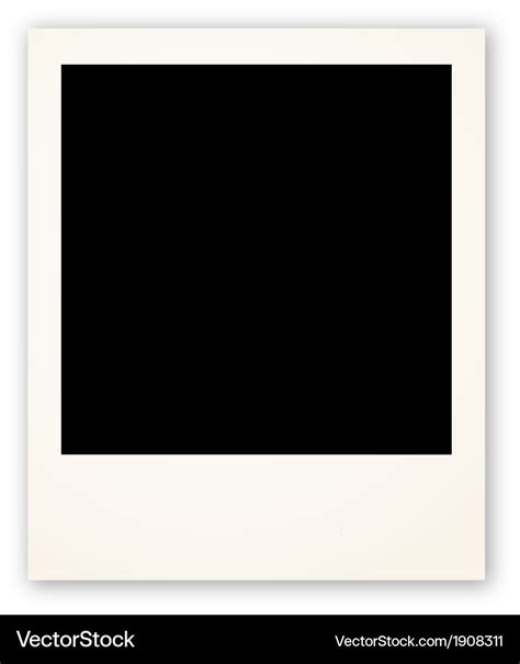 Polaroid Frame For Your Object Royalty Free Vector Image