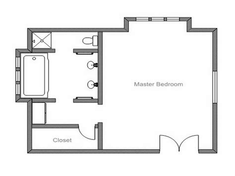 simple master bath ideas layout | Master bedroom plans, Master bedroom addition, Master bedroom ...