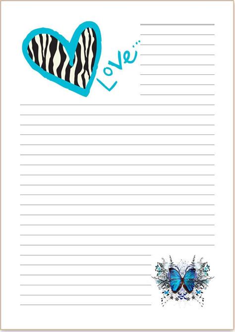 Best Images Of Printable Paper Love Letter Free Printable Love Vrogue