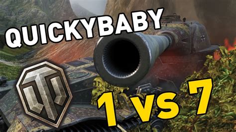 World Of Tanks Quickybaby Goes 1 Vs 7 Youtube
