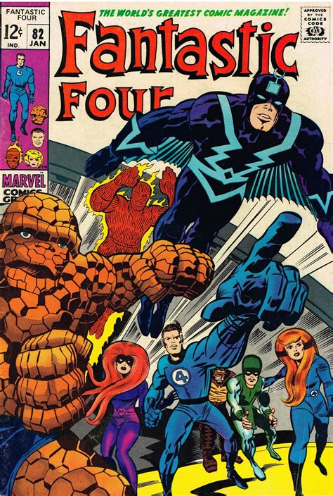 Capns Comics Fantastic Four Cover 82 By Jack Kirby