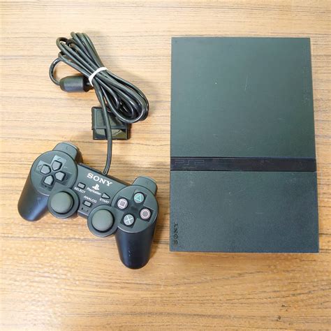 ヤフオク Sony Playstation2 Ps2 Slim Console Black Silv
