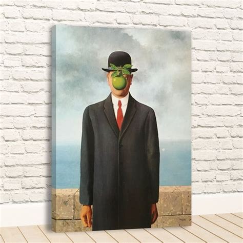 The Son Of Man René Magritte Art Contemporary Art Home Decor Etsy