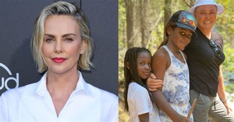 Charlize Theron Shares Rare Picture Of Daughters In Message To Her Mum