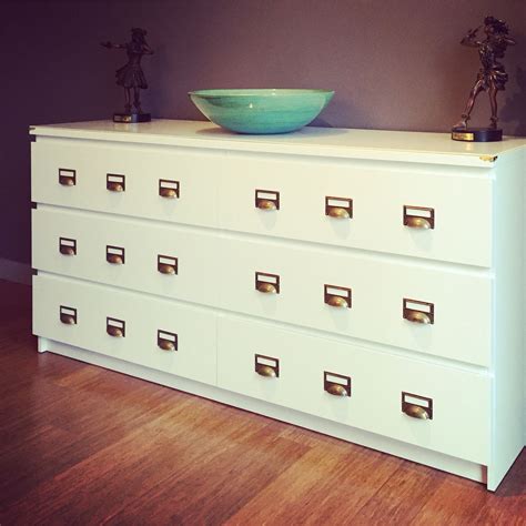 Ikea Malm Dresser I Repurposed As A Sideboard For Our Dining Room By