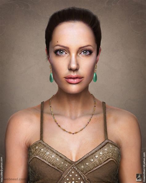 Angelina Jolie 3d Celebrity Character Design 10