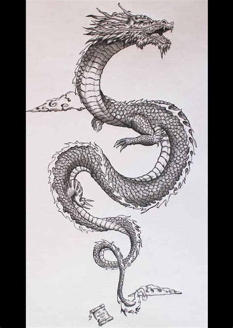 My Personal Interpretation Of The Traditional Japanese Dragon Dragon