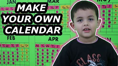 Make Your Own Calendar Part 3 Of 3 Youtube