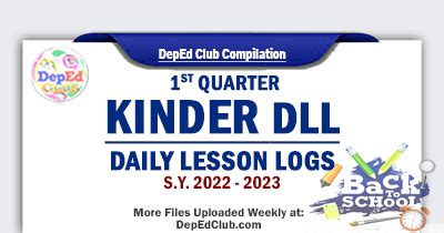 St Quarter Kinder Daily Lesson Log The Deped Teachers Club My Xxx Hot