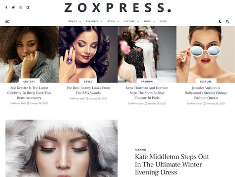 16 Best Fashion Blog Wordpress Themes In 2021 Premiumcoding
