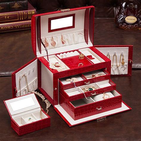 Fancy Jewelry Box For T Leather Jewelry Box Handmade Jewelry Box