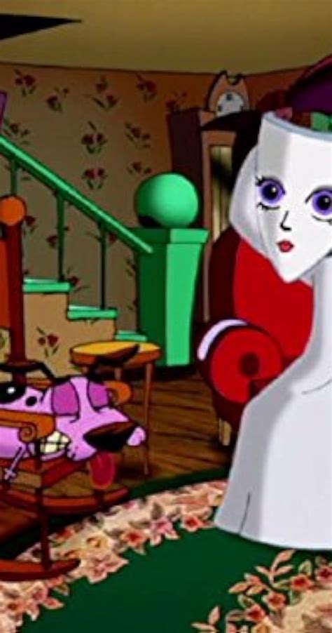 Courage The Cowardly Dog Ustes Mask Thinking That Kitty Is Just Courage