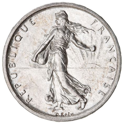 La pièce 5 francs argent semeuse par le comptoir d'or et d'argent