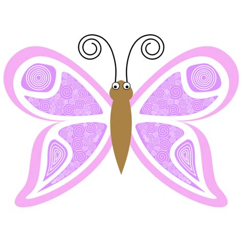 Pink butterfly image | Free SVG