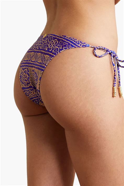 Vix Paula Hermanny Brasil Printed Low Rise Bikini Briefs The Outnet