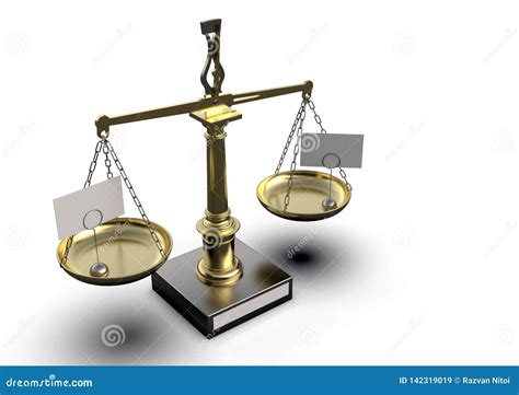 Imbalanced Scale Tilted To The Left Flat Style Vector Illustration