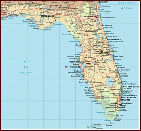The Best Florida Beach Map Gulf Coast Free New Photos New Florida Map