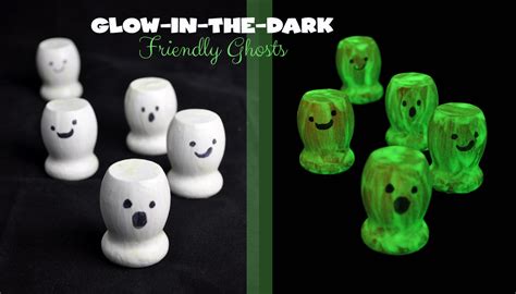 Glow In The Dark Ghosts Easy Craft Idea Club Chica Circle Where