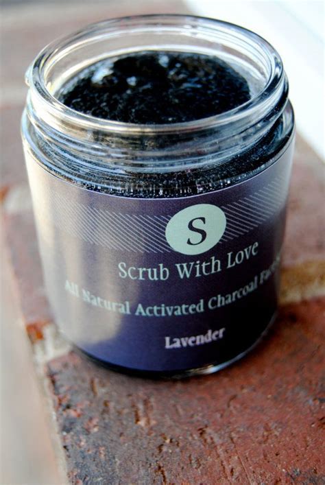 Natural Activated Charcoal Face Scrub Charcoal Face Scrub Activated