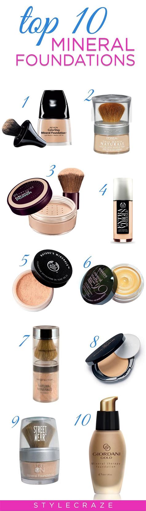 15 Best Mineral Foundations For All Skin Types Minerals Makeup