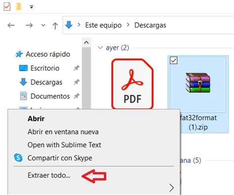 Guía Paso A Paso Para Descomprimir Archivos Comprimidos En Windows 10