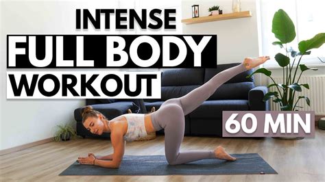 1 HOUR INTENSE FULL BODY PILATES WORKOUT Intermediate Mat Pilates At