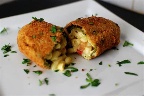 Fried Poblano Pepper Filled With A Spicy And Creamy Mac And Cheese Creamy Mac And Cheese Mac