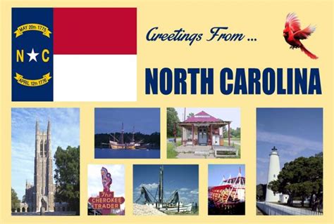Greeting From North Carolina Postcard