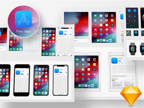 Ios App Icon Template Psd At Collection Of Ios App