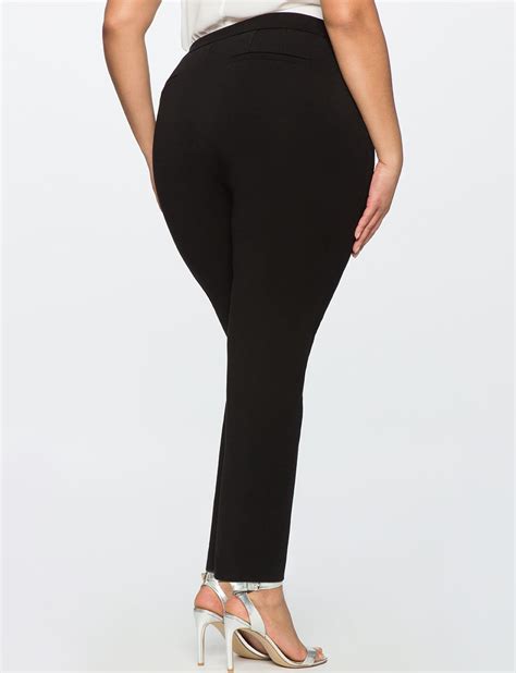 The Ultimate Suit Pintuck Pant Womens Plus Size Pants Eloquii