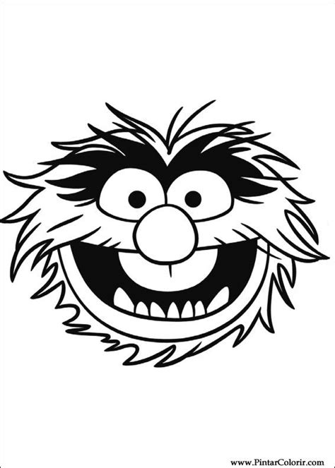 Drawings To Paint Colour Muppets Print Design