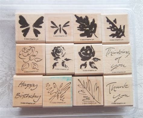Stampin Up Two Step Stamp Set Simple Sketches Set Of